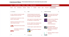 Desktop Screenshot of comunicate-presa.net