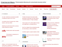 Tablet Screenshot of comunicate-presa.net